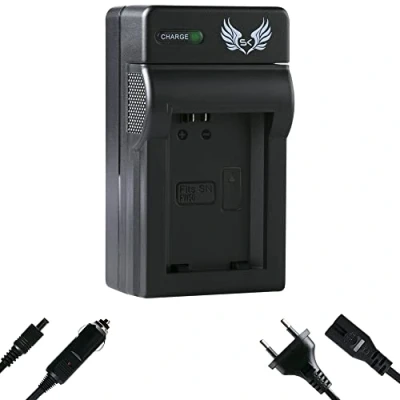 Abbildung von SK Akku Charger für Sony NP FW50 Ladegerät ist passend zu Alpha 7 II 7R 7S 5100 6000 6300 6500 // NEX 3 6 / ZV E10 ...