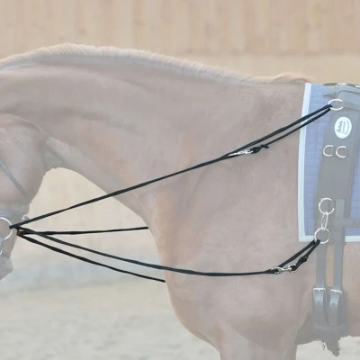 Abbildung von Kavalkade Ausbindezügel Easy Schwarz Pony
