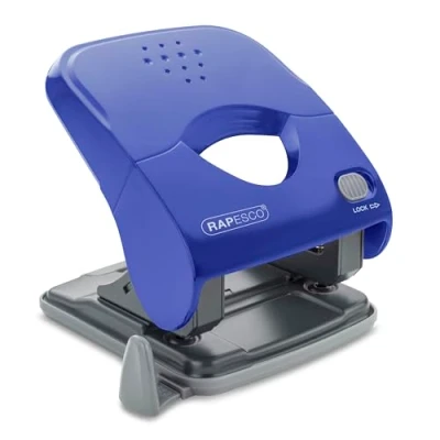 Abbildung von Rapesco 1542 X5 40ps Locher 2 fach Lochung, etwa 40 Blätte, Blau