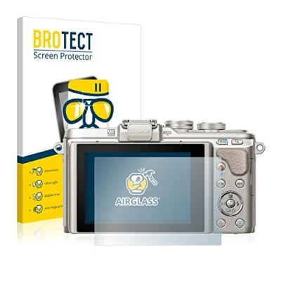 Abbildung von BROTECT Schutzglas für Olympus PEN E PL8 Schutzfolie Panzer Folie Glas [Extrem Kratzfest 9H, Anti Fingerprint, Ultra Transparent]