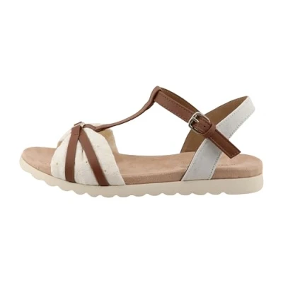 Abbildung von TOM Tailor Riemensandalette, Damen, Größe: 37, Offwhite Schuhe