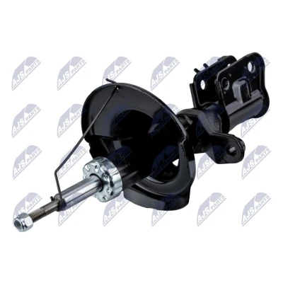 Abbildung von NTY A HD 001 Stoßdämpfer Vorderachse rechts Gasdruck Zweirohr Federbein oben Stift, unten Schelle HONDA: Civic 7 Hatchback, Limousine