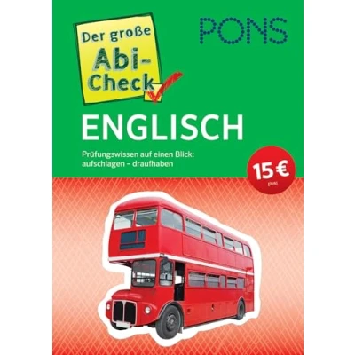 Abbildung von PONS Der große Abi Check Englisch: Prüfungswissen auf einen Blick: aufschlagen draufhaben (PONS Check)