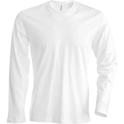 Abbildung von Herren T Shirt Langarm Rundhals Shirt, Leicht Körperbetont, in 20 Farben und Den Größen S, M, L, XL, 2XL, 3XL u. 4 XL von noTrash2003