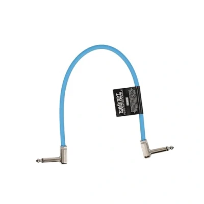 Abbildung von Ernie Ball Flex Patch Kabel 30 cm Blau Einzel
