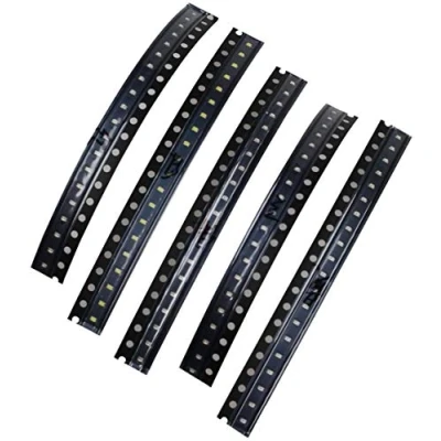 Abbildung von HALJIA 0603 SMD LED rot/gelb/grün/weiß/blau Light Emitting Diode Set Schwarz (100 PCS)