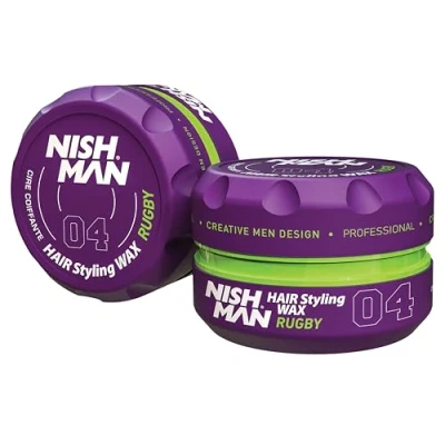 Abbildung von NISHMAN 04 Hair Styling Wax Rugby violet 150 ml XL