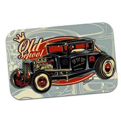 Abbildung von Retro Vintage Aufkleber Finest Folia Sticker Old School Ace Kult Rockabilly (#5 School)
