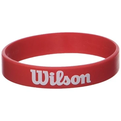 Abbildung von Wilson Logo Armband, für Damen und Herren, BrAcelet, Einheitsgröße, rot, V1204