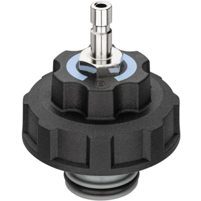 Abbildung von VIGOR Kühlsystem Diagnose Adapter V1963N B, M52 x 3,0 Gewinde, zur präzisen Analyse und Wartung von Kühlsystemen, robuste Konstruktion für genaue Messungen