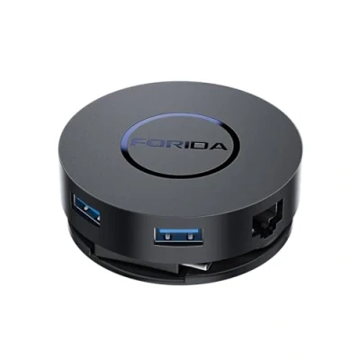 Abbildung von USB C Docking Station Dual Monitor, 7 Port Laptop Dockingstation mit 4K HDMI Anschluss, 100W PD, Micro SD Kartenleser, 2 3.0, Gigabit Ethernet, für MacBook/Dell/HP/Lenovo Notebooks