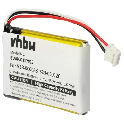 Abbildung von vhbw Akku kompatibel mit Logitech MX Master 2s, 3 kabellose Maus (450mAh, 3,7V, Li Polymer)
