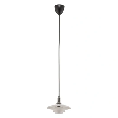Abbildung von Louis Poulsen PH 2/1 Glas Pendelleuchte, chrom