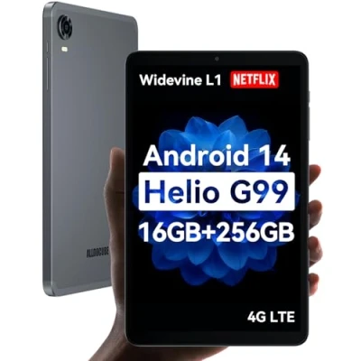 Abbildung von ALLDOCUBE iPlay60 Mini Pro 8,4 Zoll Android 14 Tablet, Helio G99 CPU 16 GB + 256 (512 TF), 1920 x 1200 FHD, Widevine L1 6050 mAh, 5MP/13MP, 4G LTE, Stereo Gesichtserkennung, 6 Achsen Gyro