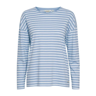 Abbildung von Oxmo Langarmshirt, Damen, Größe: XS, Bel air blue