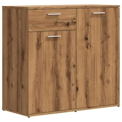 Abbildung von vidaXL Sideboard Artisan Eiche 80x36x75 cm Holzwerkstoff (1 St)