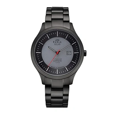 Abbildung von UMR RUHLA Herren Armbanduhr 95952M, Solar, Titan, Datumsanzeige, 10 bar