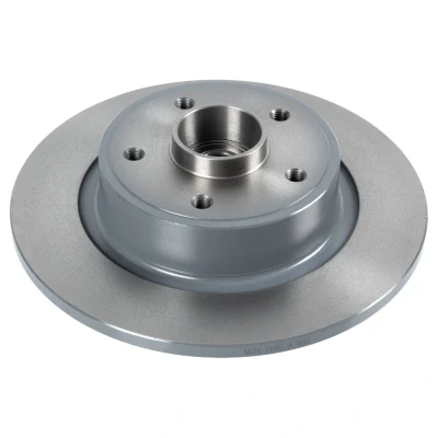 Abbildung von BLUE PRINT ADR164338 Bremsscheibe Hinterachse 270 10 5 108 voll geölt mit ABS Sensorring, Radlager RENAULT: SCENIC 2, MEGANE 2 Kombi