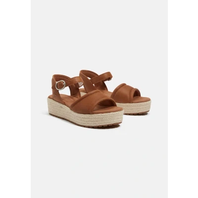 Abbildung von Timberland Santorini SUN Espadrille, Damen, Größe: 39, Rust full grain Schuhe