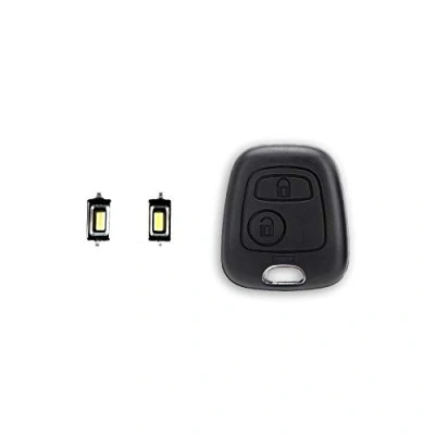Abbildung von 1neiSmartech Schutzhã¼Lle Fã¼R Motorroller Mit 2 Tasten Und Fernbedienung Toyota Aygo Citroen C1 C2 C3 C4 Peugeot 107 207 307 + Due Micro Pulsanti No Tronder