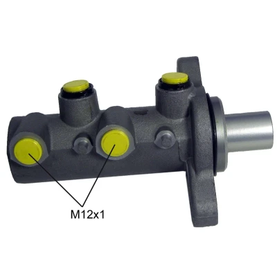 Abbildung von BREMBO M 23 161 Hauptbremszylinder 25,4mm Aluminium 12 X 1 (2) FIAT: Ducato III Kastenwagen, Bus, Pritsche / Fahrgestell