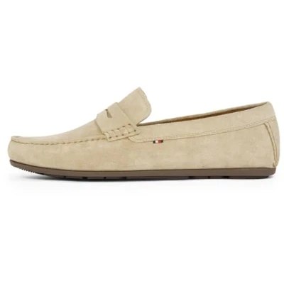 Abbildung von Tommy Hilfiger Casual Driver Mokassin, Herren, Größe: 41, Beige/brown Schuhe