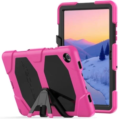 Abbildung von TECHGEAR G Shock Hülle, passend für Samsung Galaxy Tab A9 Plus 11 2023 (SM X210 / SM X215), robuste, strapazierfähige Rüstung, stoßfestes, stoßfestes Survival Gehäuse mit Ständer