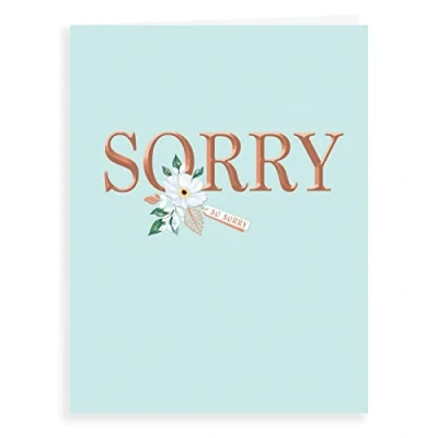 Abbildung von Regal Publishing Avant Garde Studios Classic Sorry Card 20,3 x 15,2 cm