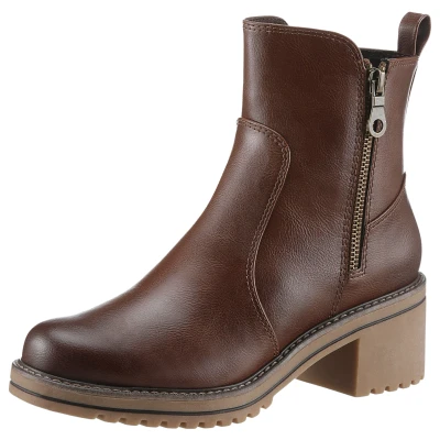 Abbildung von MARCO TOZZI LUTTER Stiefelette, Blockabsatz, Boots, Ankleboots in veganer Verarbeitung