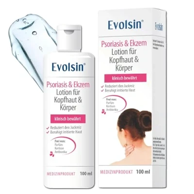 Abbildung von Evolsin Psoriasis &amp; Ekzem Lotion Kopfhaut Körper 100 ml