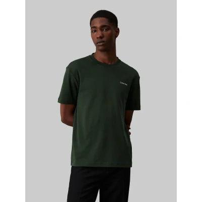 Abbildung von Calvin Klein T Shirt &quot;MICRO Logo INTERLOCK SHIRT&quot;, mit auf der Brust