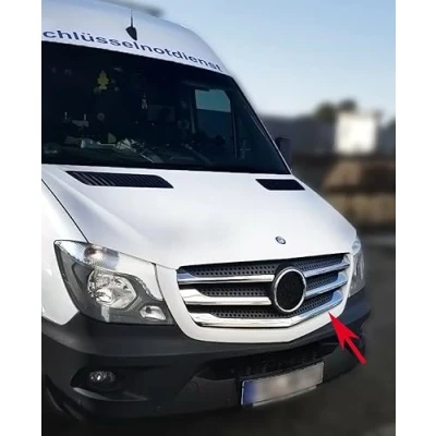 Abbildung von phil trade Edelstahl Chrom Grill Leisten für Mercedes Sprinter W906 Kühlergrill ab Facelift
