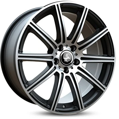 Abbildung von KESKIN KT16 BLACK FRONT POLISH 8,5x19 ET30 5.00x112.00 Hub Hole 66.60 mm Alu felgen