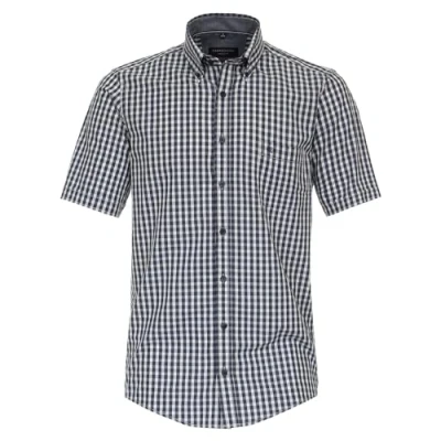 Abbildung von Casamoda Casual FIT Kurzarm Hemd, Herren, Größe: Large, Blau