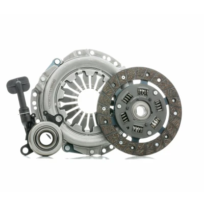 Abbildung von RIDEX 479C0275 Kupplungssatz dreiteilig mit Kupplungsdruckplatte, Zentralausrücker Kupplungsscheibe 180 RENAULT: Modus / Grand Modus, CLIO 3