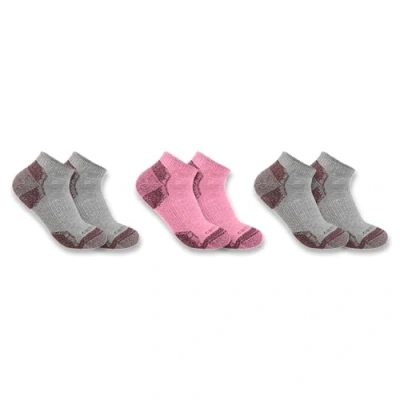 Abbildung von Carhartt Damen Force® Mittelschwere, niedrig geschnittene Socken aus Baumwollmischung, 3 Paar, Gemischt, L