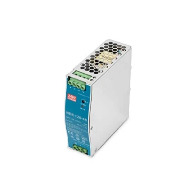 Abbildung von DIGITUS Industrielles Netzteil Hutschienen Montage Output 48V DC / 2.5A 120W Input 100 240 VAC Metallgehäuse