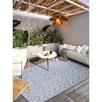 Abbildung von Villeroy &amp; Boch Outdoorteppich &quot;Georgette&quot;, rechteckig, In Outdoor, Flachgewebe, wetterfest, Terrasse, Balkon, modern, Trend