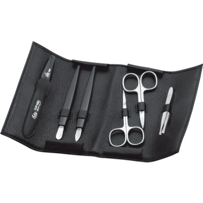 Abbildung von Erbe Collection sechsteiliges Manicure Set im Lederetui 15,5 x 5,5 cm