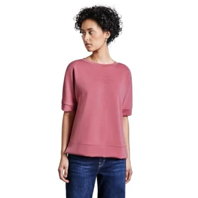 Abbildung von Street One MIT Wording Tshirt print, Damen, Größe: 40, Pink