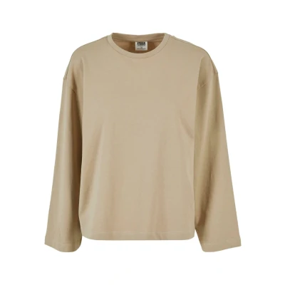 Abbildung von Urban Classics Langarmshirt, Damen, Größe: 4XL, Wetsand