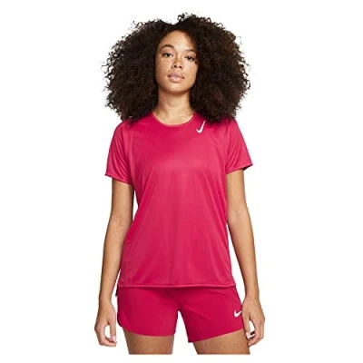 Abbildung von Nike Performance FAST TOP Sport Tshirt, Damen, Größe: XS, Mystic hibiscus/reflective silver