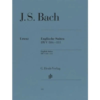 Abbildung von Englische Suiten BWV 806 811; Klavier zu zwei Händen: Besetzung: Händen (G. Henle Urtext Ausgabe)
