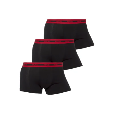 Abbildung von HUGO Trunk Triplet Planet 3 PACK Panties, Herren, Größe: Small, Black