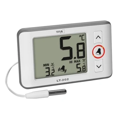 Abbildung von TFA Dostmann LT 202 Digitales Profi Thermometer mit Kabelfühler 30.1052