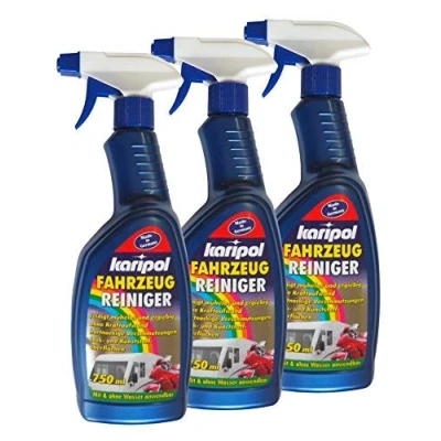Abbildung von Preisjubel 3 x Karipol Fahrzeugreiniger 750ml, Caravan Reiniger, Motorrad Reiniger