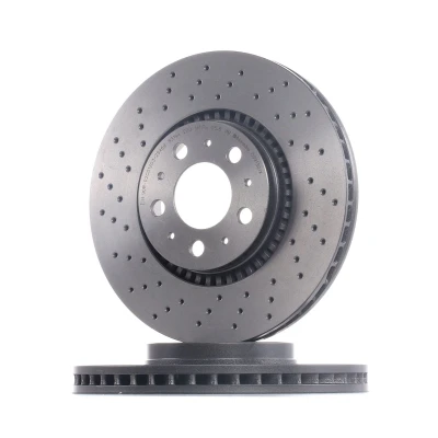 Abbildung von BREMBO XTRA LINE 09.9130.1X Bremsscheibe 305 28 5 gelocht/innenbel. beschichtet hochgekohlt mit Schrauben VOLVO: V70 2, S80 I, S60 I