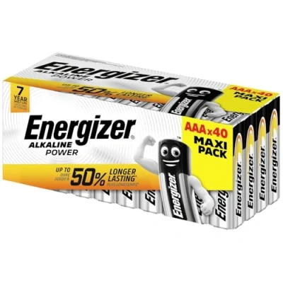 Abbildung von Energizer 40 Stück Alkaline Power Micro (AAA) Batterie, LR03 (1,5 V, St)