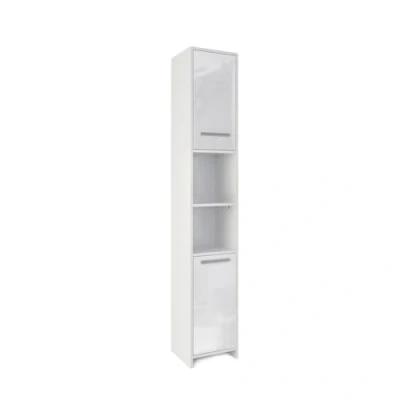 Abbildung von Vicco Badezimmerschrank Kiko Unterschrank Waschbeckenunterschrank Hochschrank Badmöbel Schrank Midi Badregal