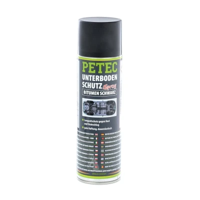Abbildung von PETEC 73150 Unterbodenschutz Spraydose 500 nicht überlackierbar, elastisch schwarz
